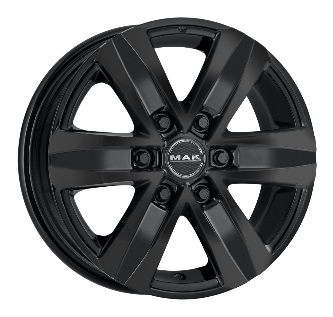 STONE 6 8 18 30 6x114 MAK 66,10 GLOSS BLACK